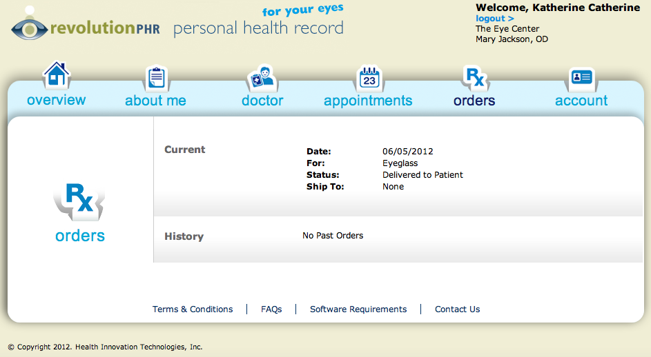 [an image of the orders page]
